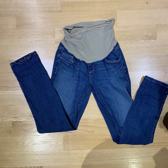 Oh Baby by Motherhood Pants - Motherhood Maternity Medium Wash Ankle Jeans